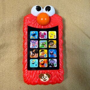 Sesame Street Learn wiht Elmo Talking Phone Toy Sound Effects Character Buttons